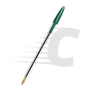 Caneta BIC verde (BIC Cristal 1mm)